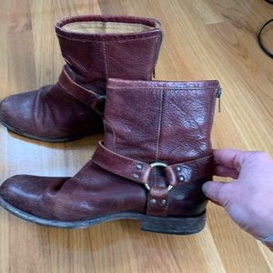 Frye Phillip Harness Boots size 10